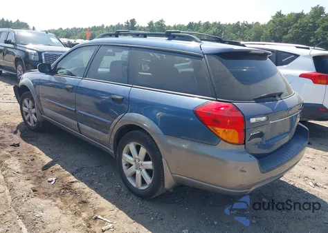 2006 Subaru Outback 2.5I из США, поврежденный, VIN 4S4BP61C467328467